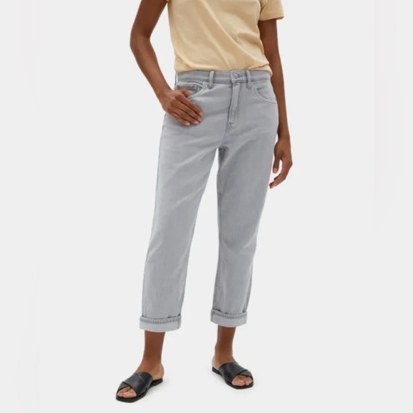 Everlane Denim - EVERLANE The Summer Jean Size 26 Grey Denim Straight Leg Soft Casual Minimalist